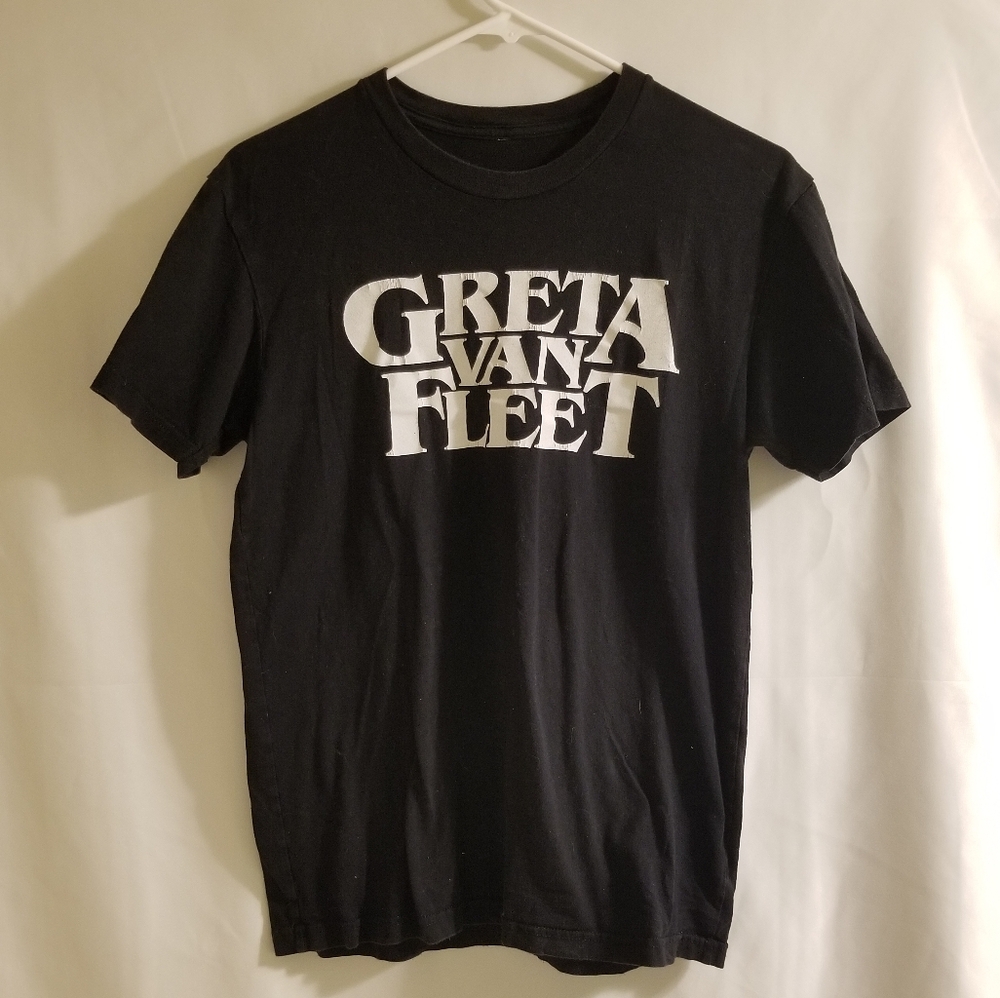 Greta Van Fleet Women's Size S Black Graphic T-Shirt